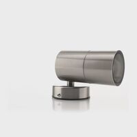 Fortis Stainless Steel TRI Colour Fixed Down LED Wall Pillar Light