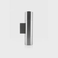 Piaz Stainless Steel TRI Colour Up & Down Wall Pillar Lights