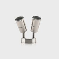 Mini Tivah 316 Stainless Steel Double Adjustable Wall Pillar Lights