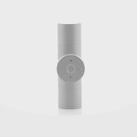 Tivah Silver TRI Colour Up & Down Wall Pillar Lights