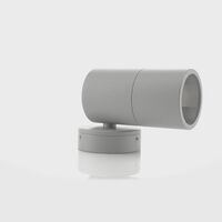 Tivah Silver TRI Colour Fixed Down Wall Pillar Lights