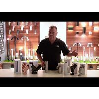 Tivah White TRI Colour Up & Down Wall Pillar Lights