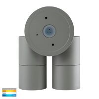 Tivah Silver TRI Colour Double Adjustable Wall Pillar Lights