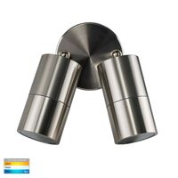 Tivah Titanium Aluminium TRI Colour Double Adjustable Wall Pillar Lights