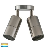 Tivah Titanium Aluminium TRI Colour Double Adjustable Wall Pillar Lights