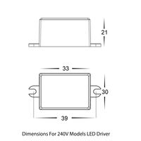 Paso White Recessed LED Step Light
