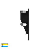 Paso Black Recessed LED Step Light