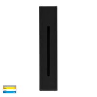 Paso Black Recessed LED Step Light