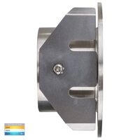 Reces 316 Stainless Steel Round TRI Colour Recessed LED Step Light