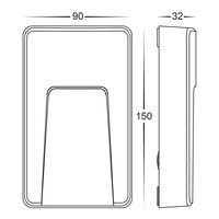 Seefore Polycarbonate White LED Step Light