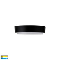 Liptor Black 10w Ceiling Mounted LED Oyster