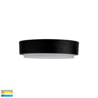 Liptor Black 20w Ceiling Mounted LED Oyster