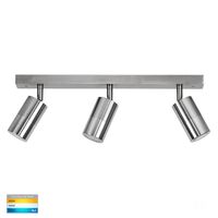 Tivah Titanium Aluminium 3 Light TRI Colour Bar Light