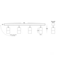 Tivah White 4 Light TRI Colour LED Bar Lights