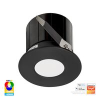Prime Black Fixed RGBCW WIFI LED Downlight