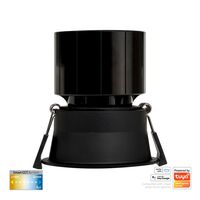Prime Black Fixed Deep CCT WIFI LED Downlight