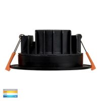 Polly Polycarbonate Black Fixed LED Downlight