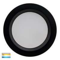 Polly Polycarbonate Black Fixed LED Downlight