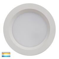 Polly Polycarbonate White Fixed LED Downlight