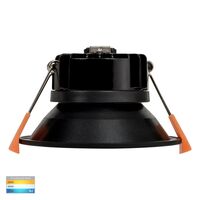 Gleam Black Fixed LED Downlight