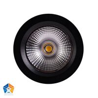 Ora Black 5 Colour Fixed LED Downlight