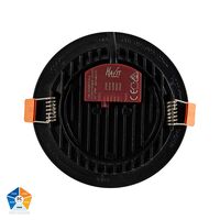 Ora Black Fixed LED Downlight