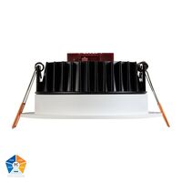 Ora White Fixed LED Downlight