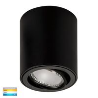 Nella 7w LED Black Adjustable Surface Mounted Downlight