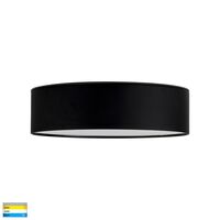 Nella Black 20w Ceiling Mounted LED Oyster