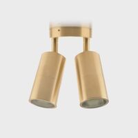 Tivah Solid Brass TRI Colour Double Adjustable Wall Pillar Lights