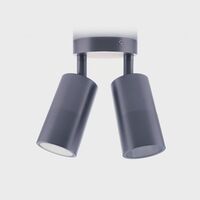 Tivah Solid Brass Graphite Coloured TRI Colour Double Adjustable Wall Pillar Lights