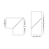 Nella White 18w Surface Mounted Rotatable LED Downlight
