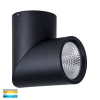 Nella Black 24w Surface Mounted Rotatable LED Downlight