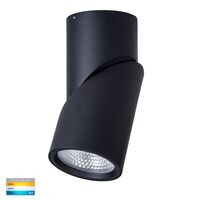 Nella Black 24w Surface Mounted Rotatable LED Downlight
