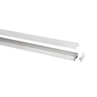 Silver Aluminium Profile with Rounded Diffuser
