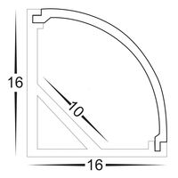 Corner Aluminium Profile