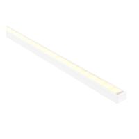 White Shallow Square Aluminium Profile