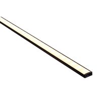 Black Shallow Square Aluminium Profile
