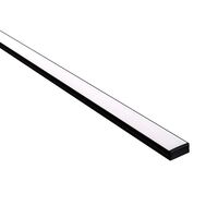 Black Shallow Square Aluminium Profile