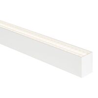 White Deep Square Profile with Anti Glare Crate Diffuser