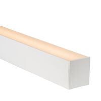 Large Deep Square White Aluminium Profile