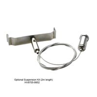 Deep Square Up & Down White Aluminium Profile