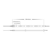 4.8w 12v DC IP54 LED Strip 3000k