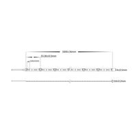 9.6w IP20 Micro LED Strip 4000k