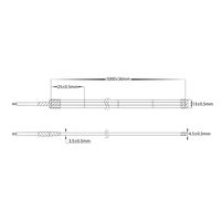 14.4w IP67 24v DC Flexible LED Strip 4000k