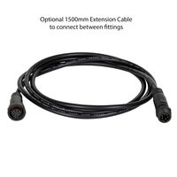 Spitze Black 5x 3w WIFI RGBCW LED Garden Spike Light Kit