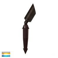 Shawl Antique Brass 5w LED Garden Spike Light