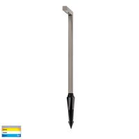 Nedia Square 7w Tri Colour 316 Stainless Steel Garden Spike Light