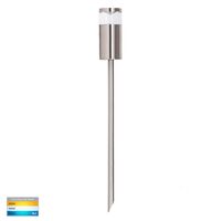 Highlite Titanium Coloured Aluminium TRI Colour LED Garden Spike Light