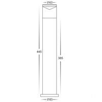 Highlite 316 Stainless Steel TRI Colour LED Bollard Lights